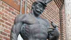 Cartoon The artist went