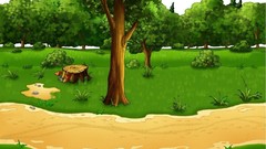 Cartoonish digital art artwork