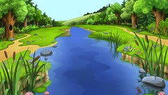 Cartoonish digital art artwork