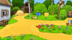 Cartoonish digital art artwork