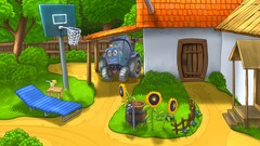 Cartoonish digital art artwork