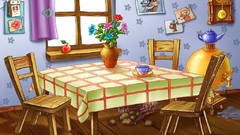 Cartoonish digital art artwork