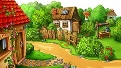 Cartoonish digital art artwork