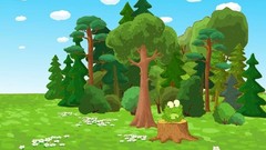 Cartoonish digital art artwork