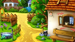 Cartoonish digital art artwork