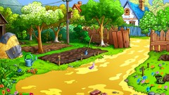 Cartoonish digital art artwork