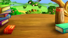 Cartoonish digital art artwork