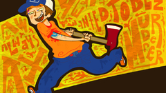 Cartoons axe murderer cartoon