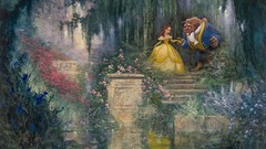 Cartoons Beauty and the Beast artwork Disney Company