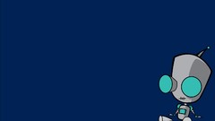 Cartoons blue Robots Invader