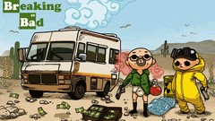 Cartoons Breaking Bad TV shows AMC walter white jesse pinkman 