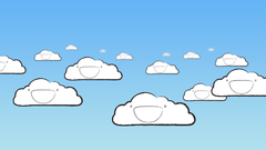 Cartoons clouds