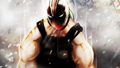 Cartoons comics Traditional drawings masks Bane