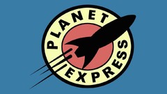Cartoons Futurama Planet Express Simple Background