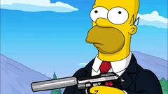 Cartoons Guns suit Homer