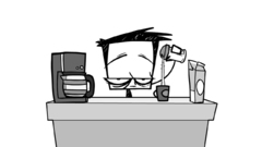 Cartoons hangover Doodle Monday