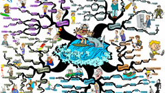 Cartoons infographics