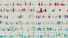 Cartoons infographics