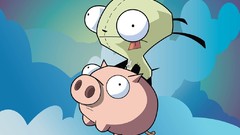 Cartoons Invader Zim pigs