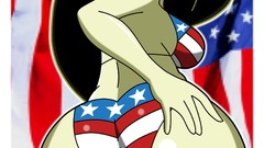 Cartoons Kim Possible American drawings nude Patriotic