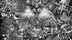 Cartoons link triforce the