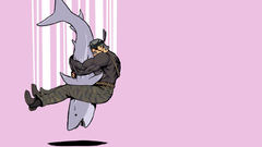 Cartoons old snake Sharks