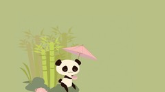 Cartoons panda bears