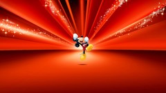 Cartoons red background mickey mouse walt disney Disney Company