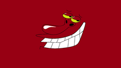 Cartoons red Cow and