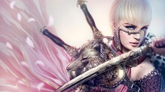 Cartoons woman blade Warriors