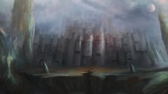 Castle artwork fantasy art Christian Quinot