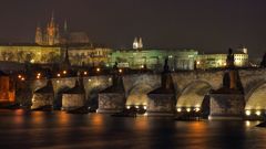 Castle Bridge at night