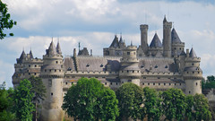 Castles architecture France Pierrefonds