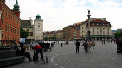 Castles buildings Poland Warsaw