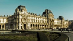 Castles cities cityscapes Le Louvre