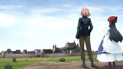 Castles cityscapes dress Anime