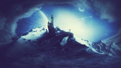 Castles dreamy fantasy art