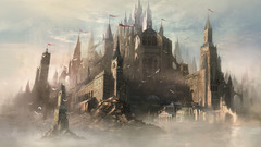 Castles fantasy art artwork