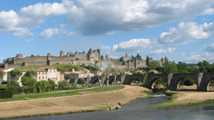 Castles France carcassonne rivers