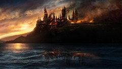 Castles Hogwarts artwork fantasy art