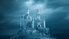 Castles Neuschwanstein Castle fantasy art