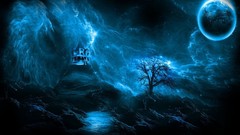 Castles nighttime fantasy art