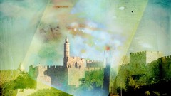 Castles Photo manipulation blue