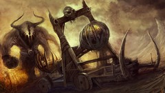 Catapult artwork fantasy art Christian Quinot
