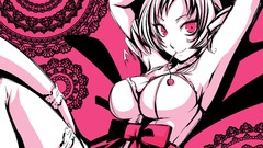 Catherine blondes pink eyes