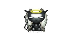 Cats abstract wings halos