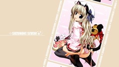 Cats Anime blondes anime girls lingerie blue eyes oshiki 