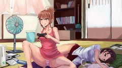 Cats Anime geek fans microsoft xbox 360 barefoot anime girls 