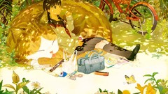 Cats Anime giant Bicycles anime girls cat ears lolicon