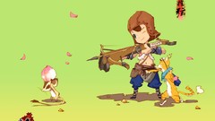 Cats Anime hats arrows mice crossbows